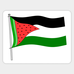 Watermelon Palestine flag Magnet